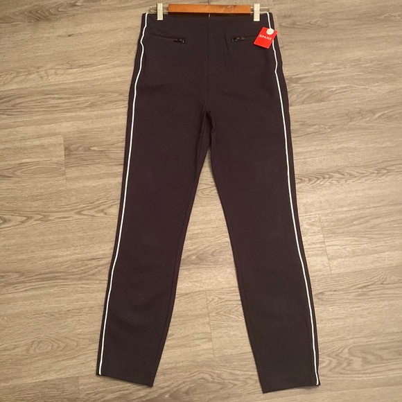 NWT Spanx Perfect Pant Ankle Piped Skinny Classic Navy Size XS - Picture 2 of 16